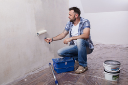 4. krok – Malování zakouřených místností/stěn